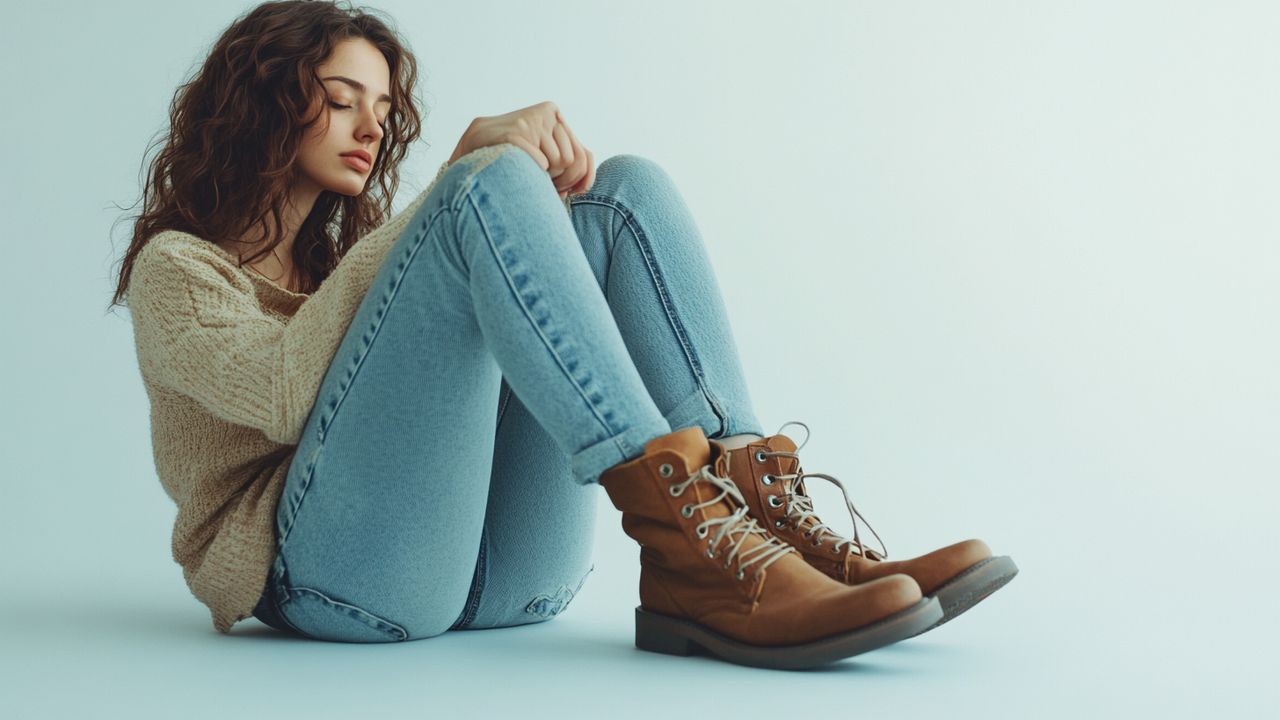 Bottines avec jean mom : l'essence du casual chic