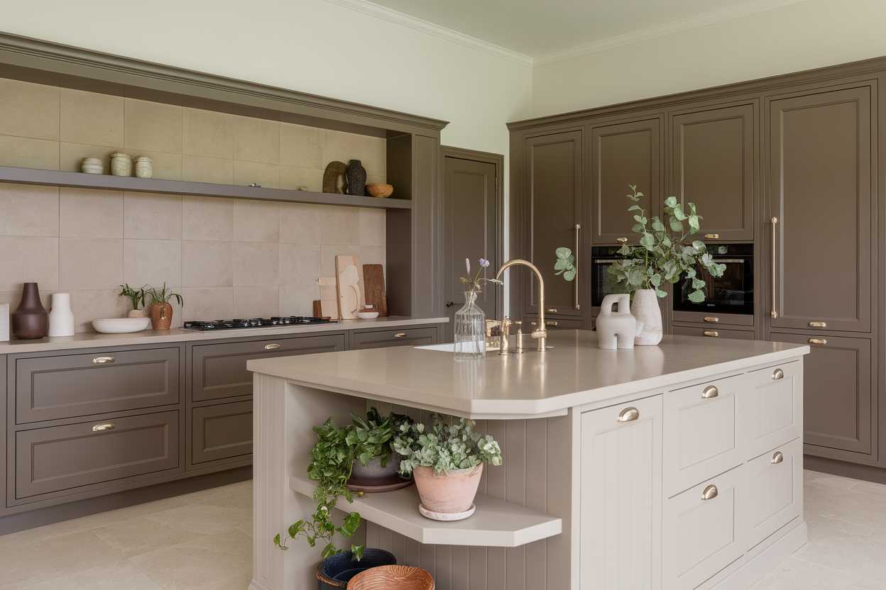 Cuisine couleur taupe : idées déco pour un intérieur serein