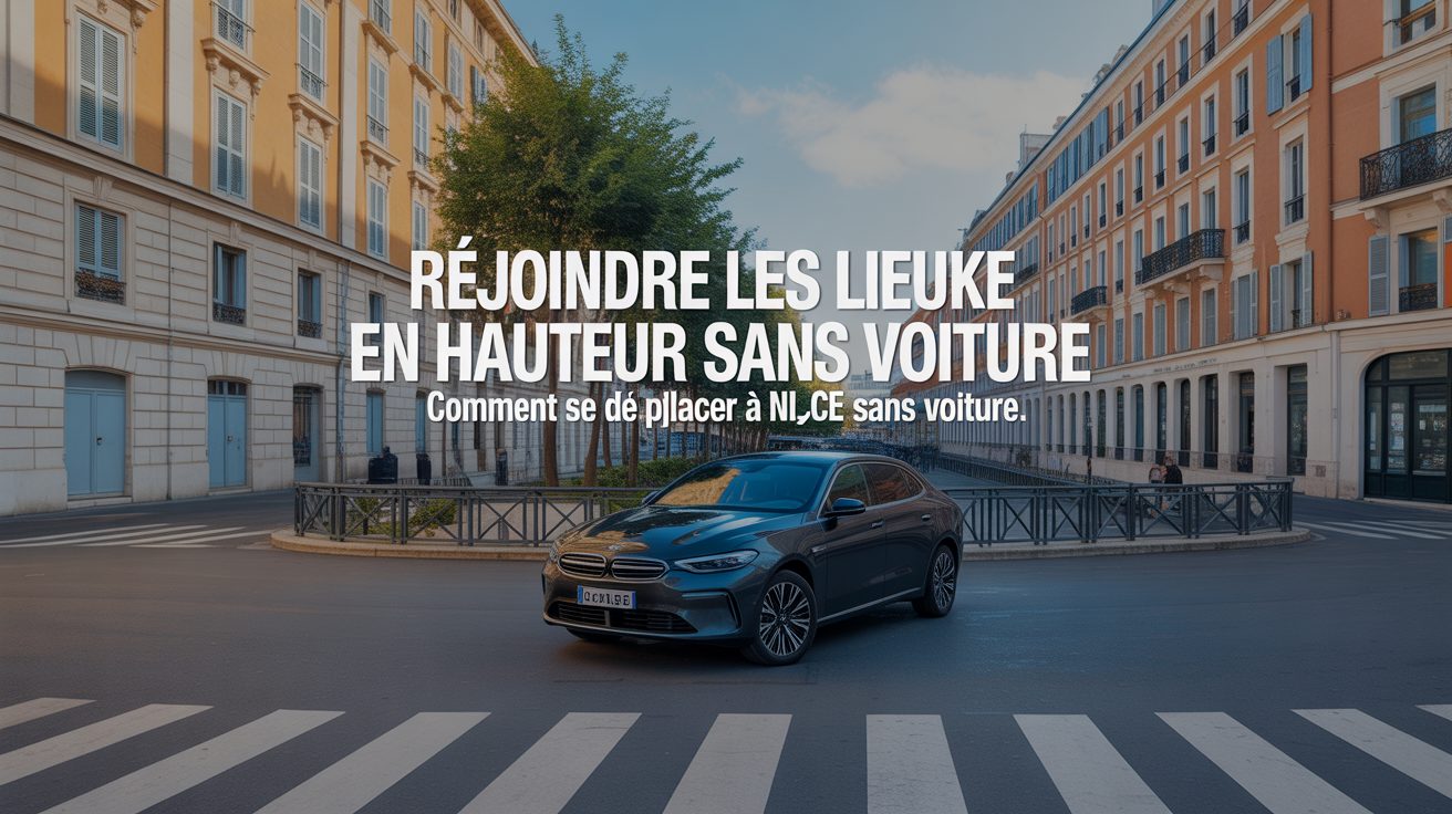 rejoindre les lieux en hauteur sans voiture
